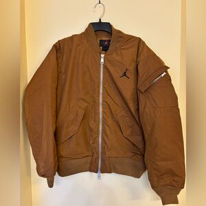 Nike  Jordan Men's Tan Bomber Jacket Size M